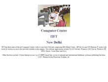 Tablet Screenshot of cc.iift.ac.in