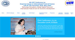 Desktop Screenshot of eiitf.iift.ac.in